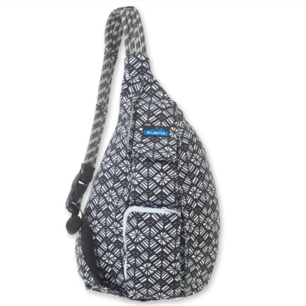 KAVU Original Rope Bag Cotton Crossbody Sling ​- Static Rhombus